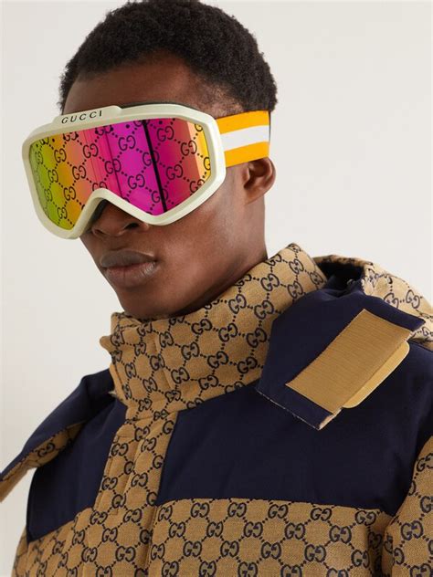 gold gucci ski goggles|Gucci ski goggles black.